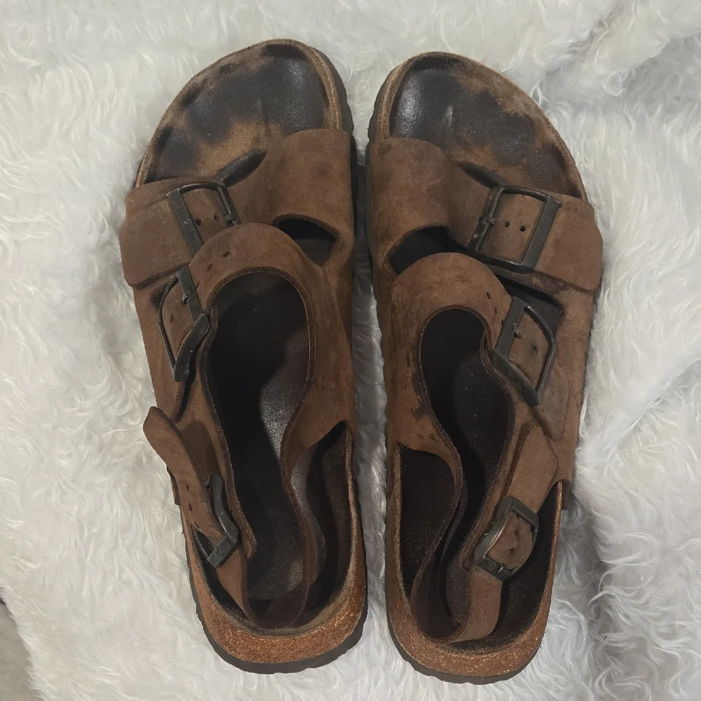 👣 Betula by Birkenstock Suede Sandals – Double Strap Comfort Slide